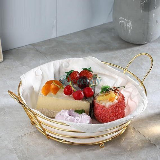 Metal Fruit Storage Tray Basket