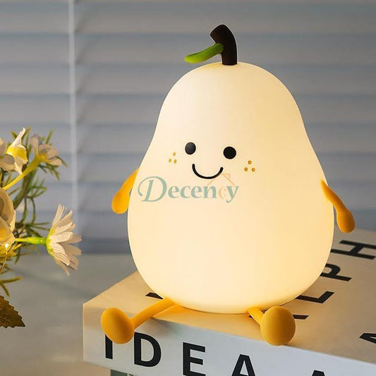 Cute Pear Night Light