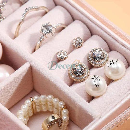 PU Leather Jewelry Organizer