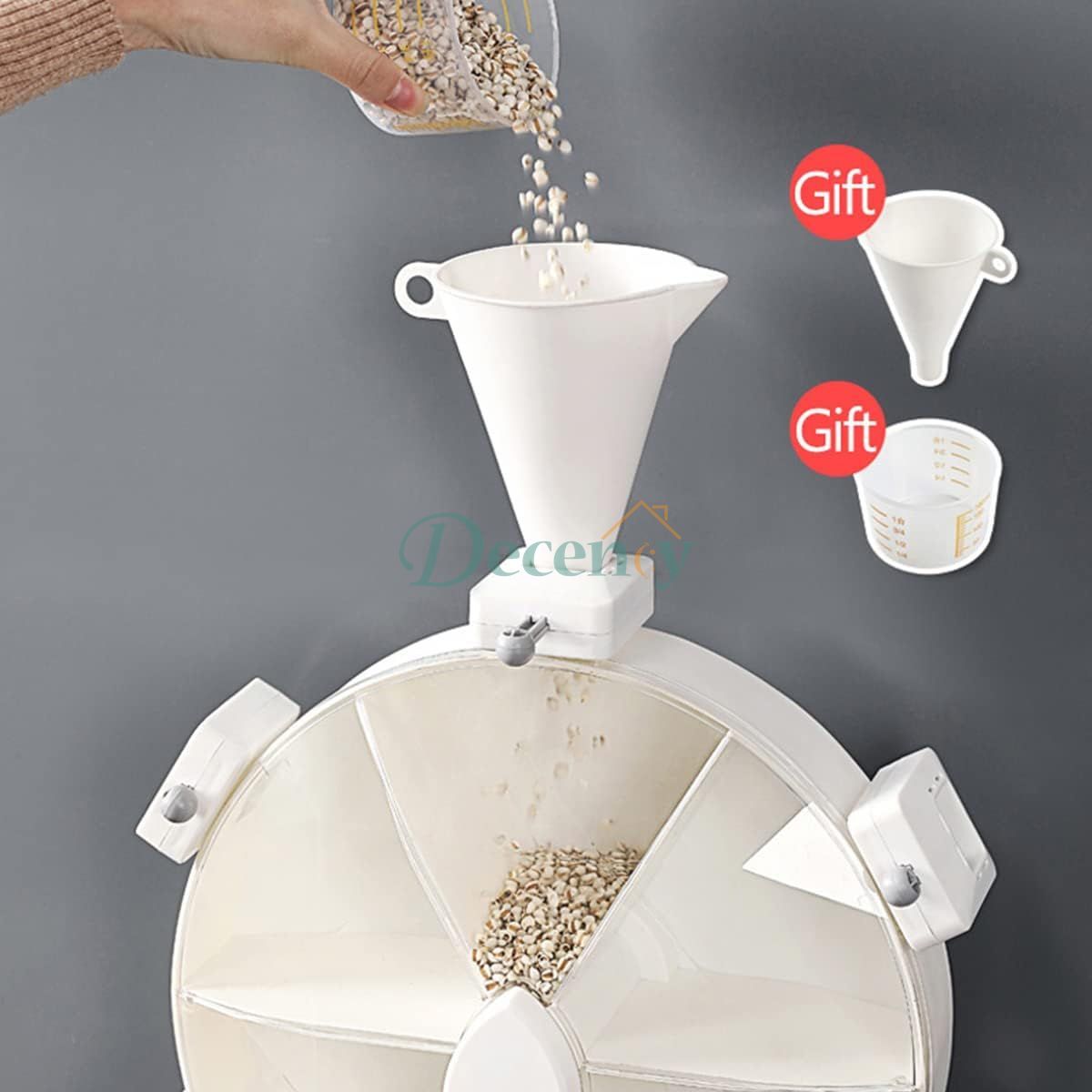 6-Grid Grains Rice Dispenser