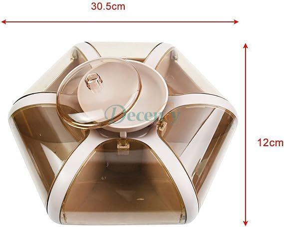 6 Portion Creative Lotus Fruit Plate Dry Fruit Tray