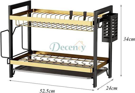 Multifunctional Dish Rack For Kitchen (2 Layer)