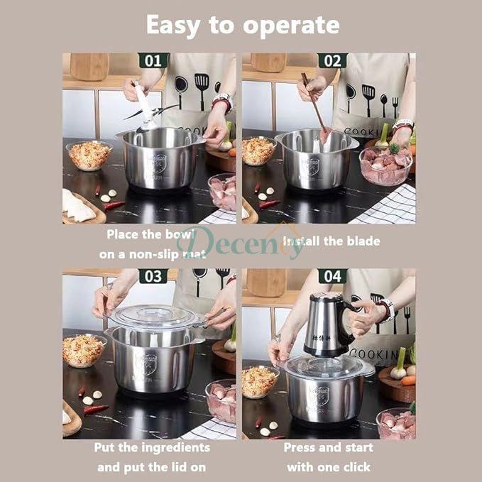 2L Electric Meat Grinder