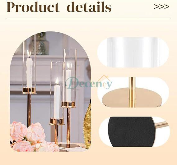 Gold Candlestick Holders