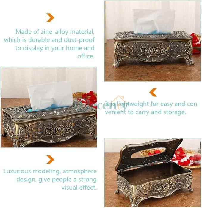 Yardwe Vintage Tissue Box