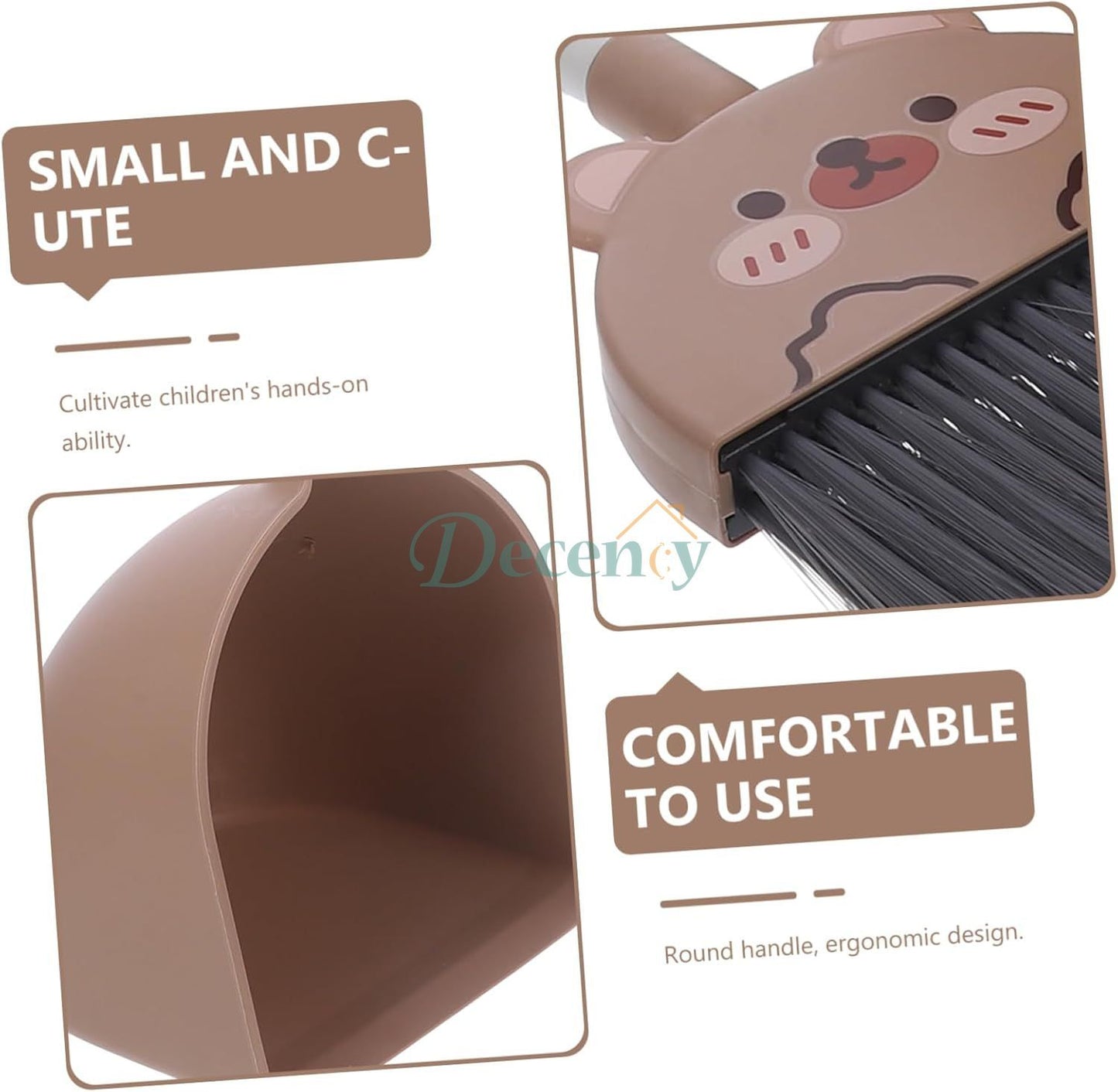 Kids Broom Dustpan Set Toddler Cleaning Tool Dustpan