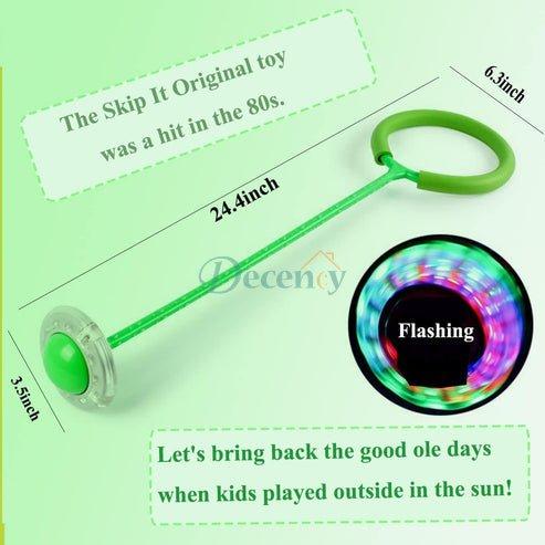 Kids Glowing Skip Ball Activity Toy
