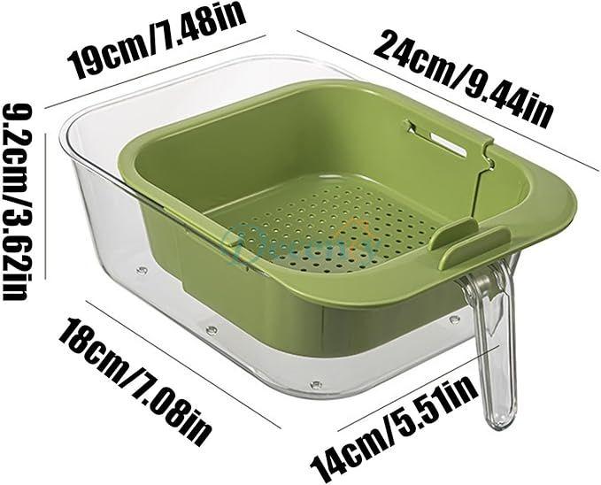 Plastic Fruit and Vegetable Washing Drain Basket
