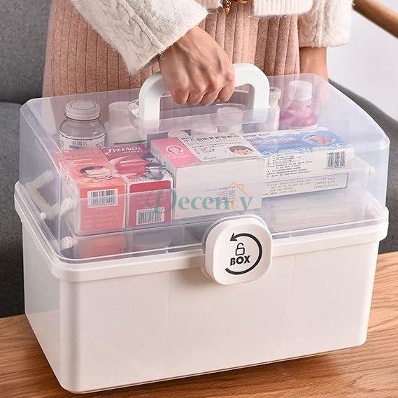 Multifunctional Medicine Cabinet with Storage Boxes