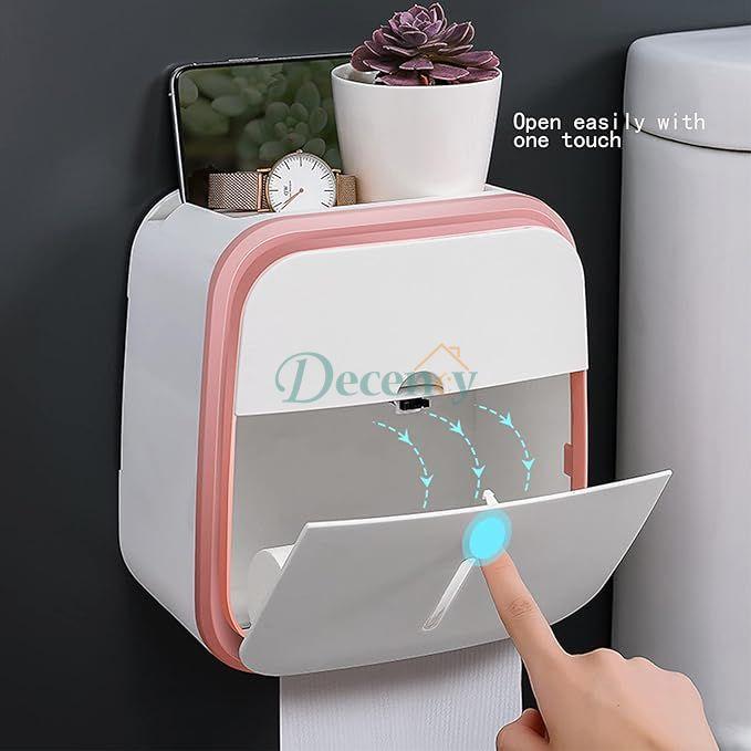 Double Layer Tissue Holder, Toilet Paper Box