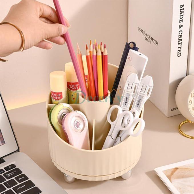 Rotating Makeup Brushes Holder