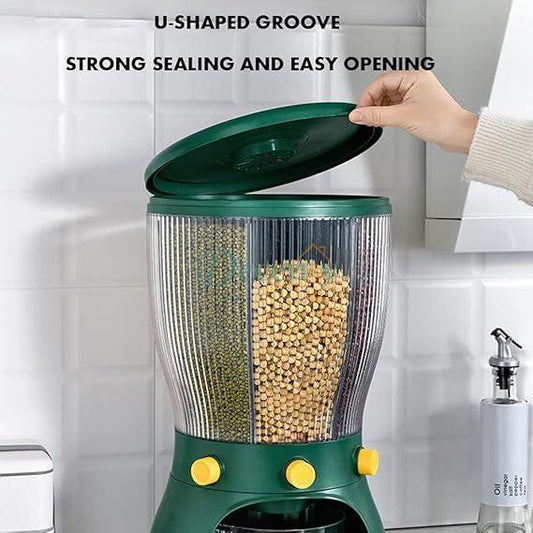 10Kg 4 Part rotating cereal dispenser