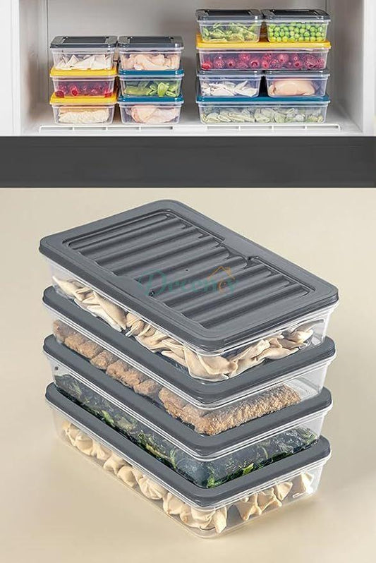4 Pcs Multi-Purpose Storage Container for the Refrigerator