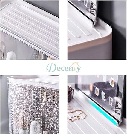 Wall Mounted Tooth Toothbrush Cup Without Perforation Storage Holder D