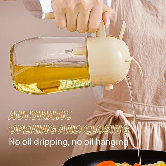 Oil Sprayer Bottle with Pour Spout Olive Oil Dispenser