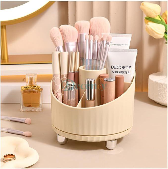 Rotating Makeup Brushes Holder