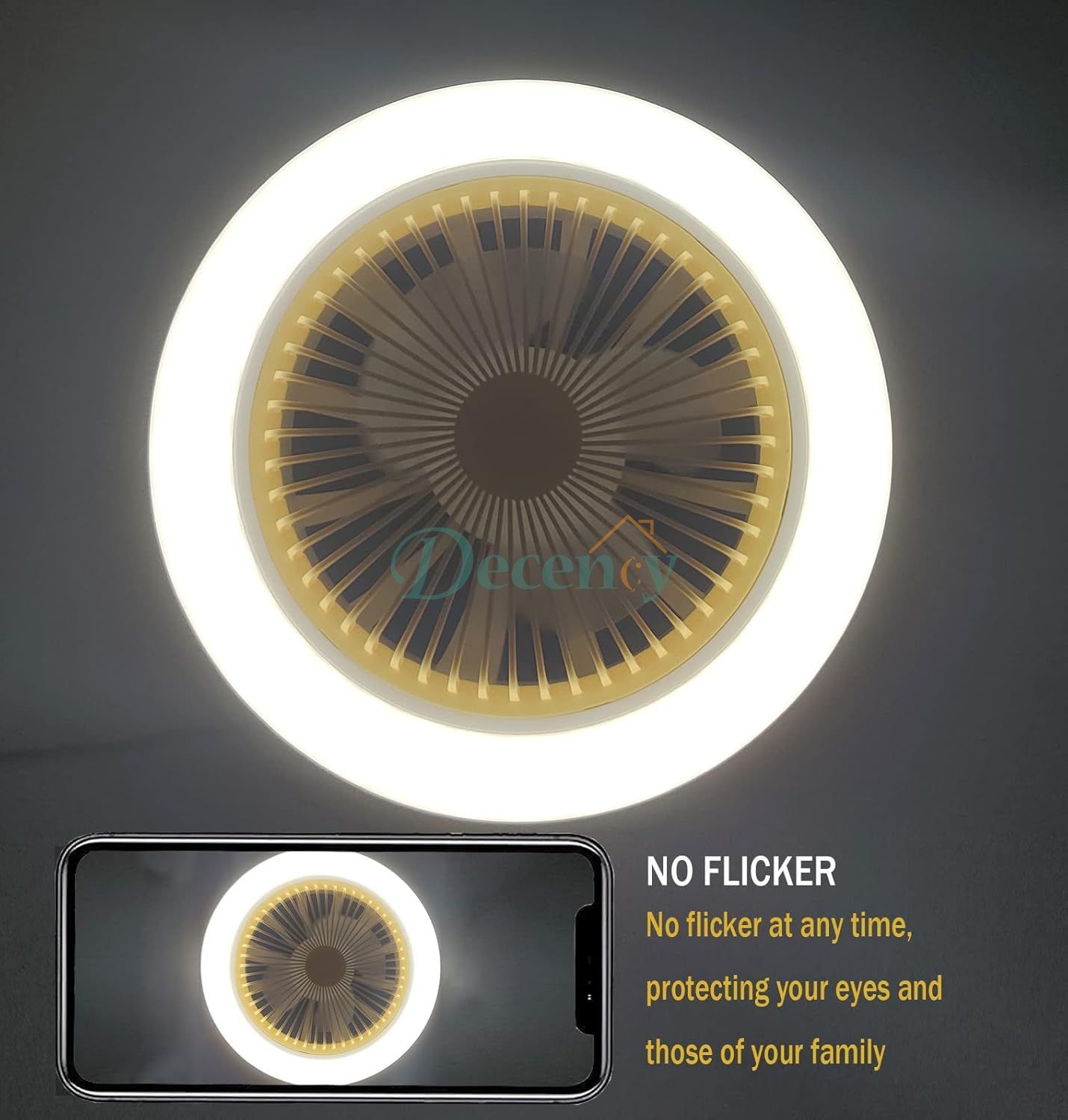 Ceiling Fan with Lighting Lamp