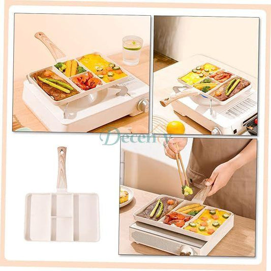 4-bar Wooden Pie Section Square pan