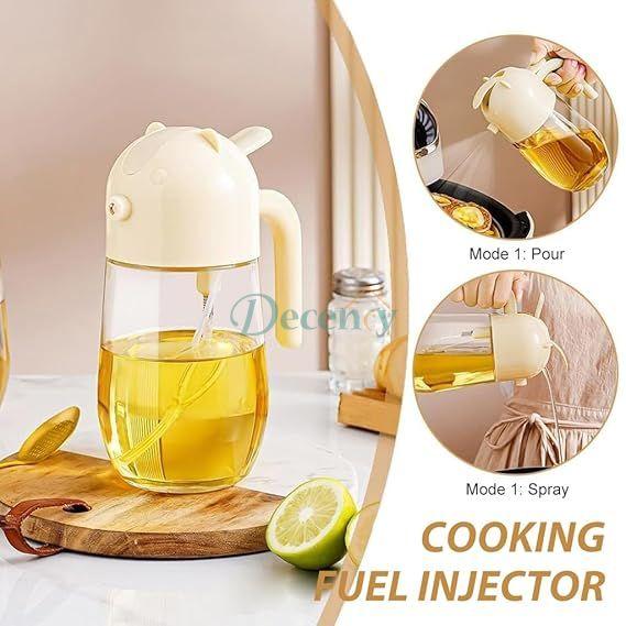 Oil Sprayer Bottle with Pour Spout Olive Oil Dispenser