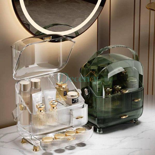 Large Capacity Waterproof Dustproof Makeup Organizer Cosmetic