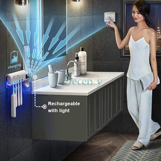 UV Toothbrush Sanitizer Holder - Induction Toothbrush Holder