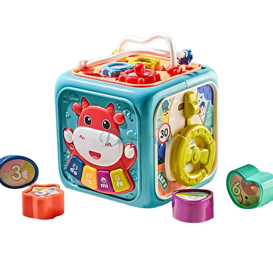 Activity Cube Box 6 In 1 For Toddlers