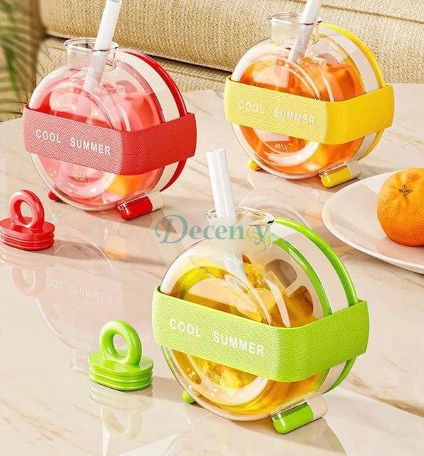 Round Ice Cube Mould with Bottle