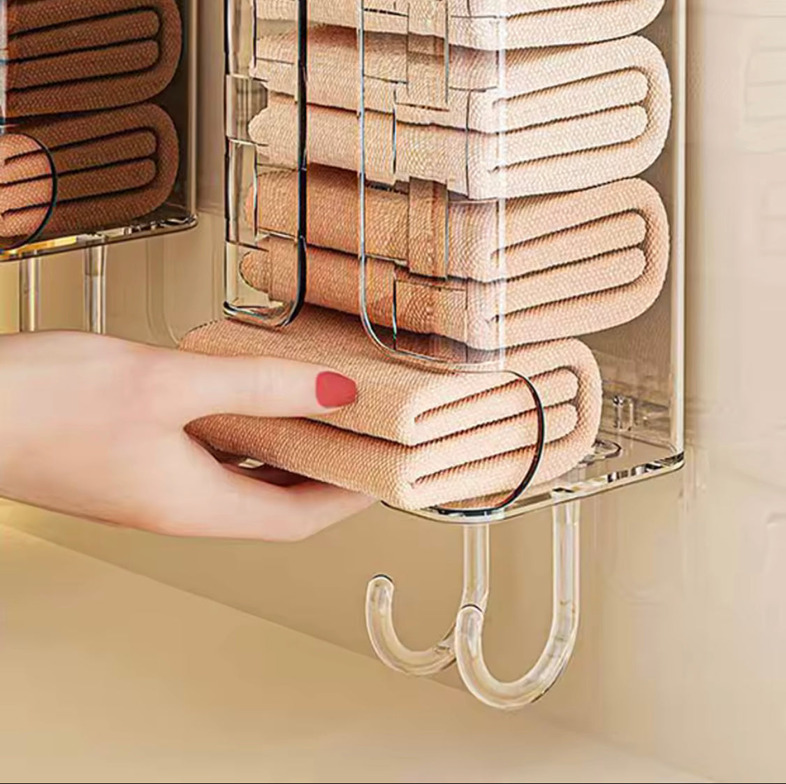Wall Hanging Towel Organizer