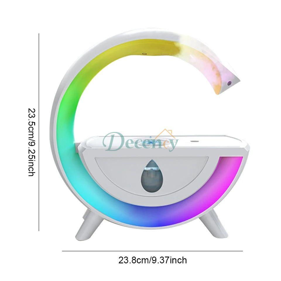 Water Droplet Air Humidifier with Lamp
