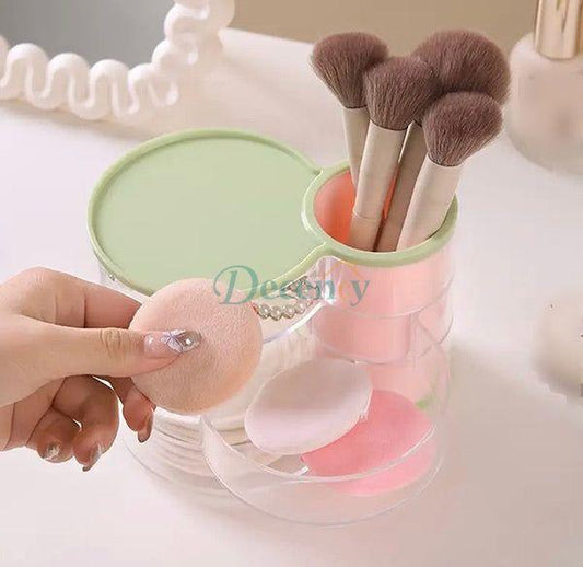 2 in 1 Jewellery and Brushes Organizer