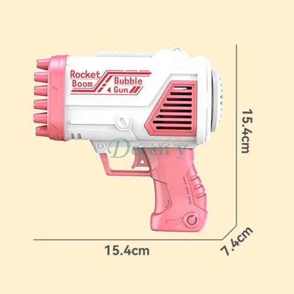 Automatic Rechargeable Bubble Machine Gun 32 Holes
