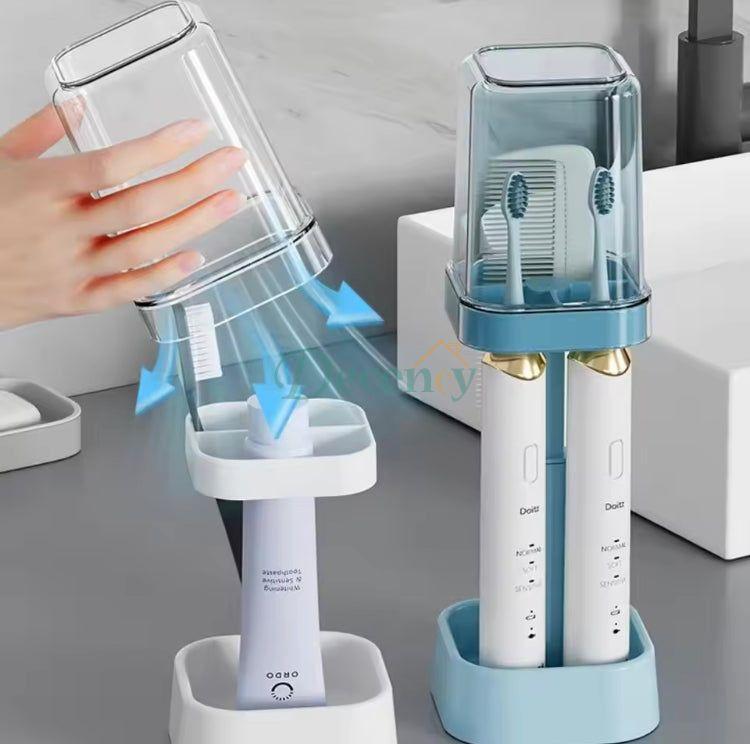 Toothbrush Holder with Gargle Cup