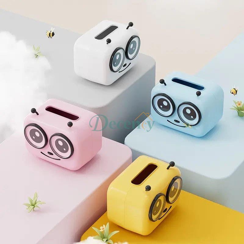 Cute Bee Style Tissue Box