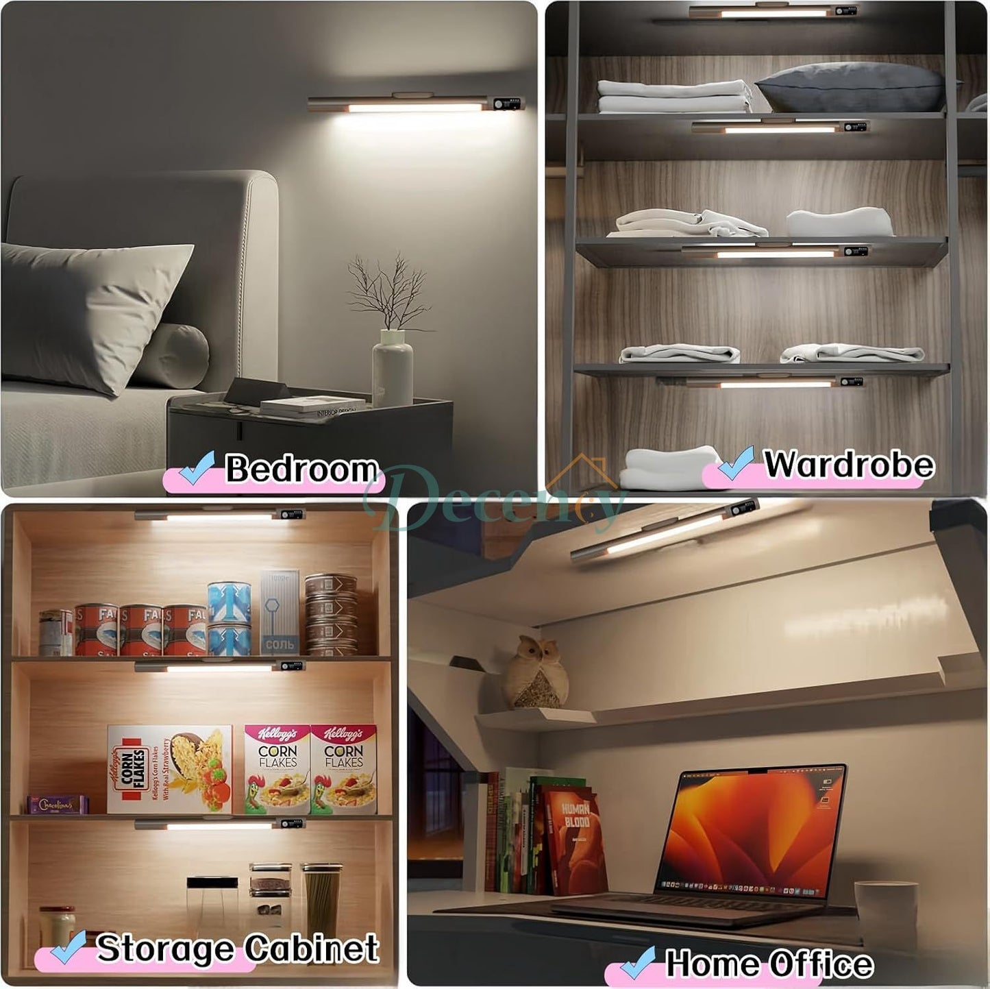 Smart Motion Sensor Light with USB Type-C Charging