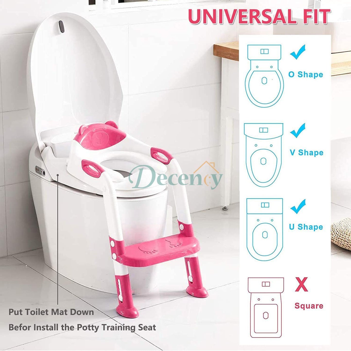 Toilet Training Seats with Step Stool Leader