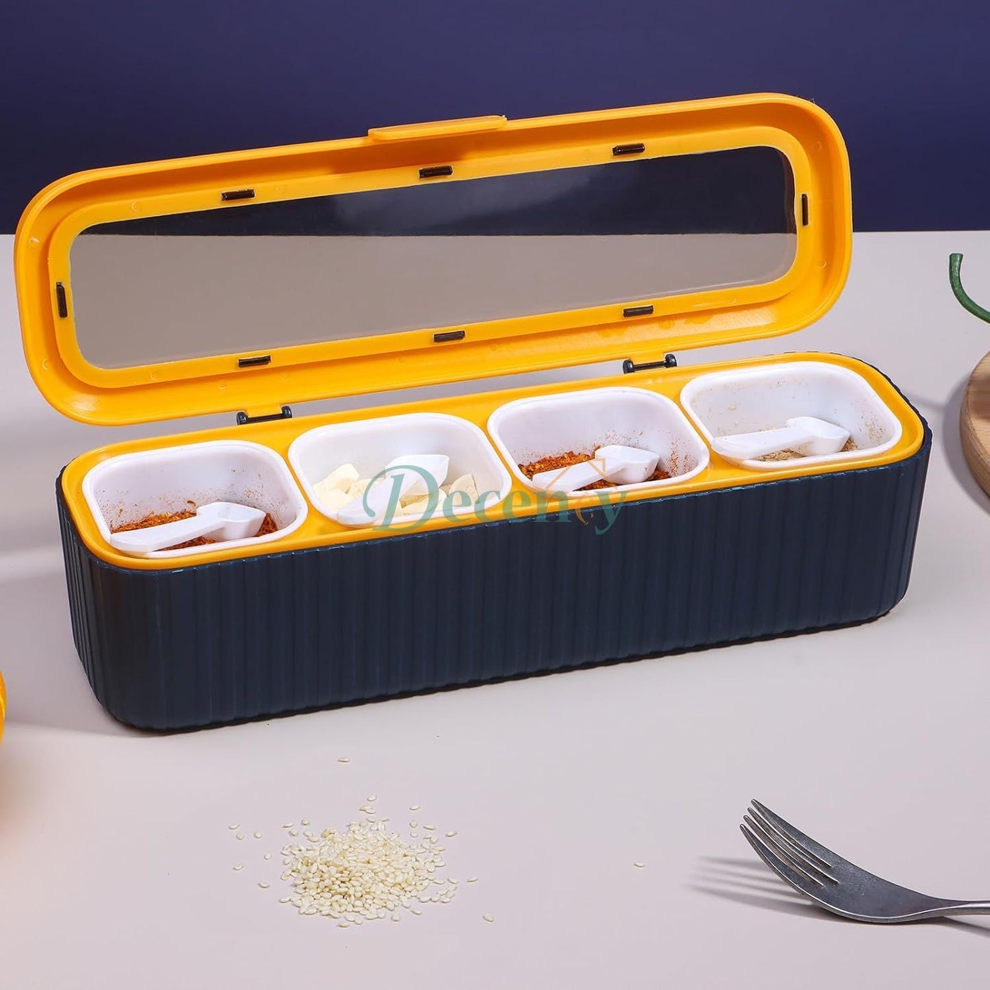 4 Grids Spice Jar