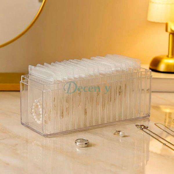 Acrylic Organizer with 20pcs Ziplock bags