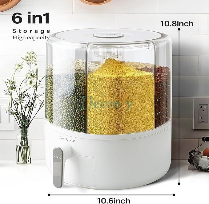 10KG Ecoco 6 Grid Rotating Dispenser