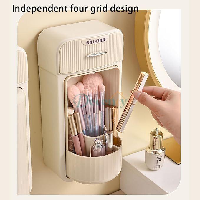 Wall Mount Makeup Organizer