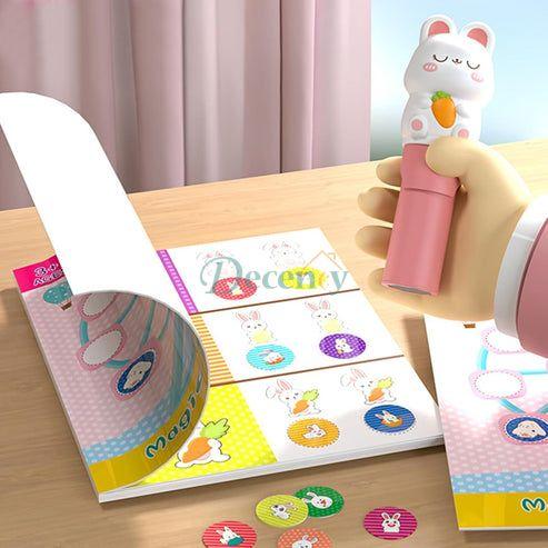 Rabbit Sticker Book & Stamps