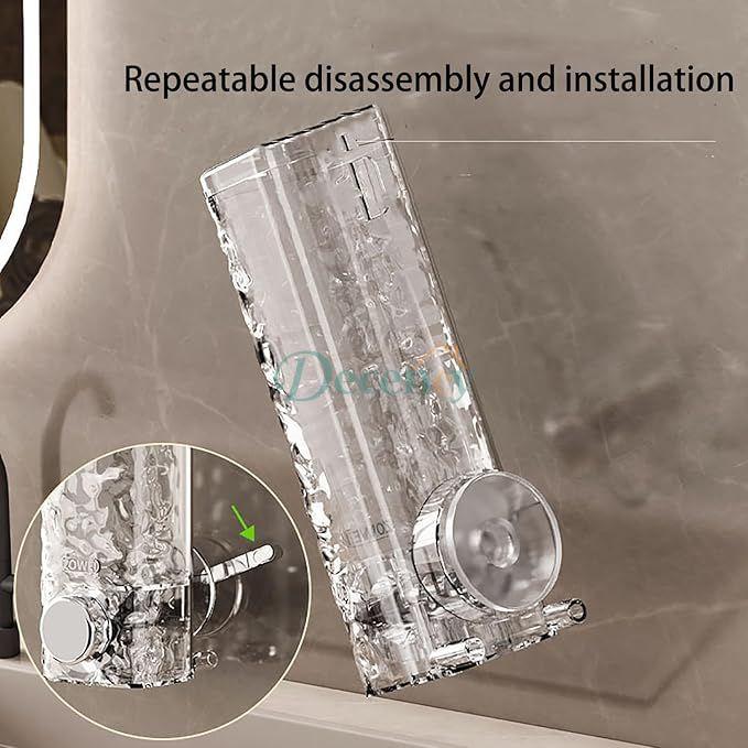 Wall Mounted Suction Cup Soap Dispenser, 450ml