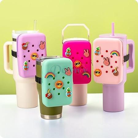 silicone Water Bottle Pouch for Stanley Quencher 40oz