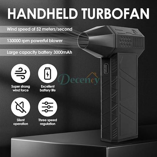 Mini Jet Fan Powerful Portable Air Blower – Rechargeable Turbo Cooling Fan