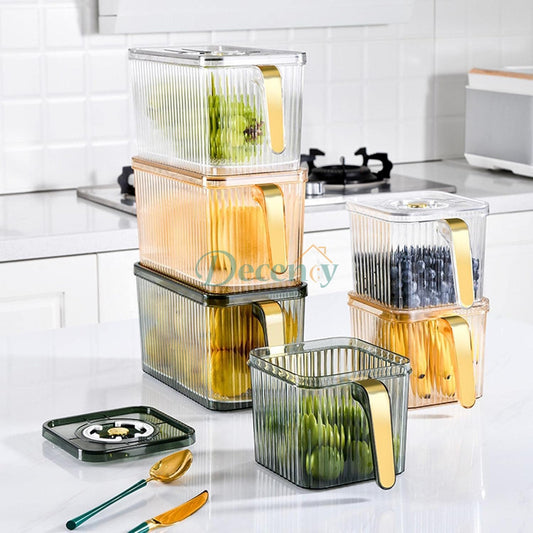 Fridge Organizer Container with Handle