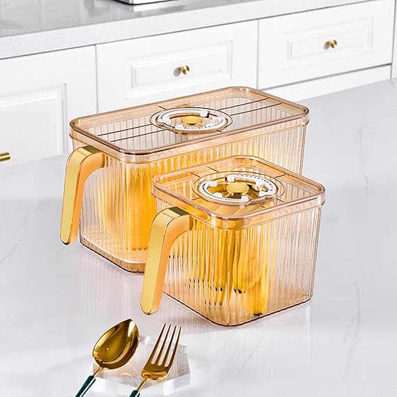 Fridge Organizer Container with Handle