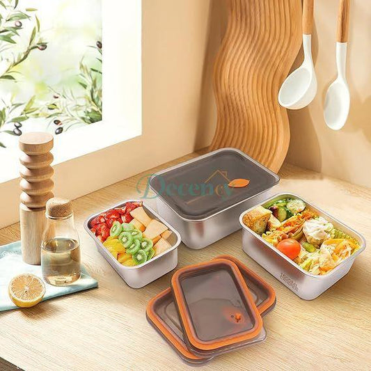 Crispers Stainless Steel Food Storage