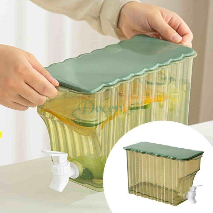 3.6L Acrylic Coloured Juice & Beverage Dispenser with Lid