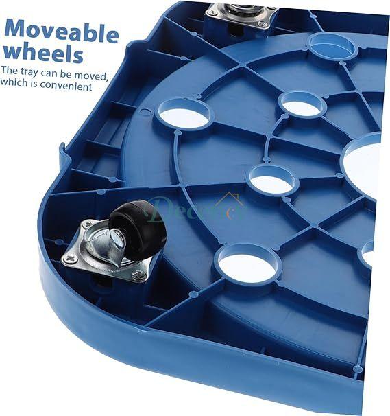 Heavy-Duty Plastic Gas Cylinder Trolley Durable | 360° Wheels | Universal Fit