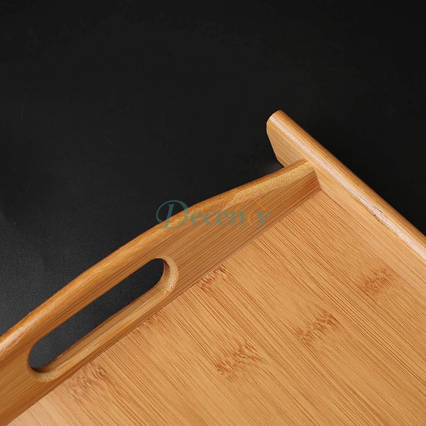 3 Pcs Set Wood Serving Tray For Kitchen