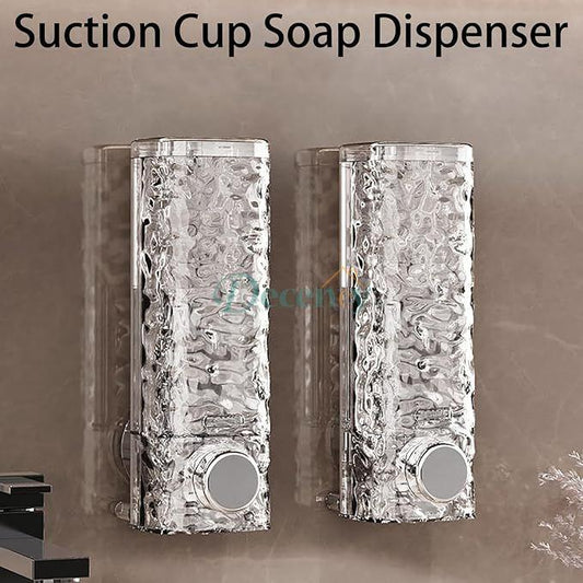 Wall Mounted Suction Cup Soap Dispenser, 450ml